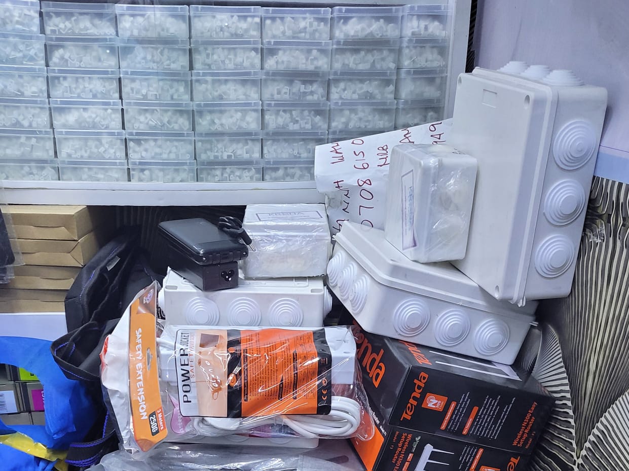 Modern office with technology